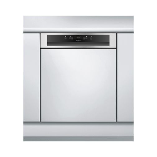 Whirlpool WBC3C26X half integreerbare vaatwasser restant model Half geintegreerde inbouw vaatwasser