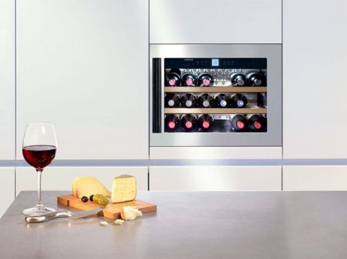 Liebherr WKEes553-20 inbouw wijnkoeler restant model met capacitijd voor 18 flessen