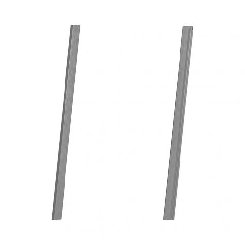 Neff Z91BIE7MY0 Flex Design zijlijsten Metallic Silver voor N70 diagonale wandschouwkap (totale lengte strip 50,5 cm)
