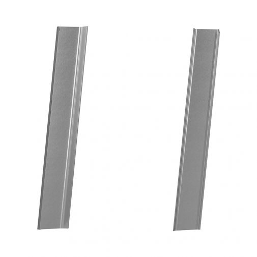 Neff Z91BIE9MY0 Flex Design zijlijsten Metallic Silver voor N90 diagonale wandschouwkap (totale lengte strip 51,1 cm)