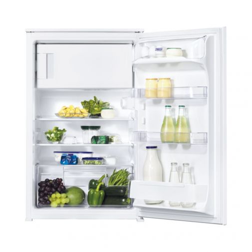 Zanussi ZBA14421SA inbouw koelkast met geïntegreerd vriesvak en sleepdeur montage