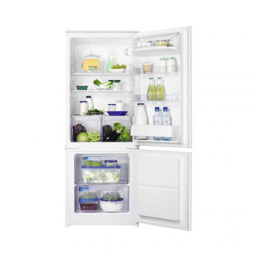 Zanussi ZBB24431SA inbouw koelvriescombinatie restant model 144 cm hoog met sleepdeur montage
