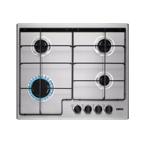 Zanussi ZGH65414XA inbouw gaskookplaat met vonkontsteking ACTIE op=op!