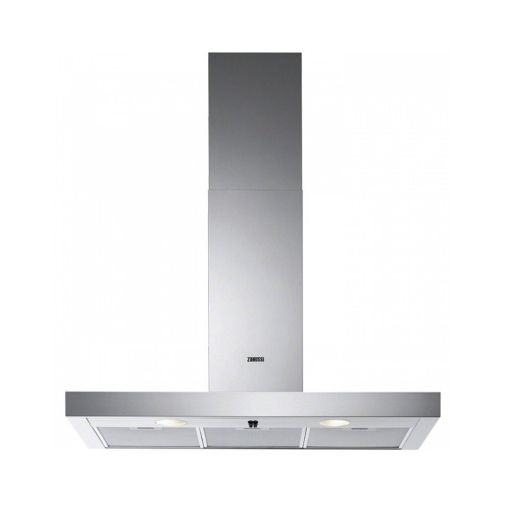 Zanussi ZHC9846XA wand afzuigkap restant model met metalen vetfilters en 368 m3/u vermogen Wand