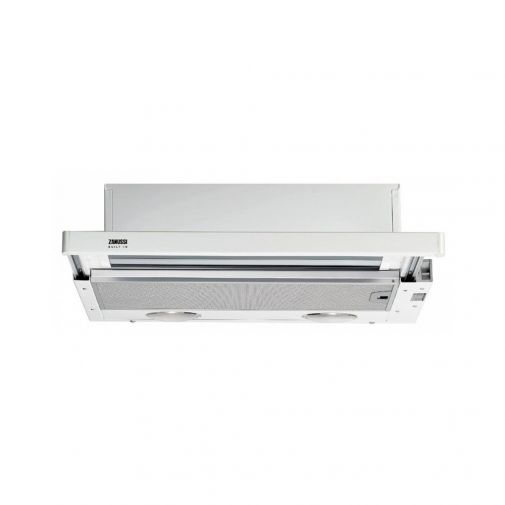 Zanussi ZHP615W vlakscherm afzuigkap actie op=op! met aluminium vetfilter