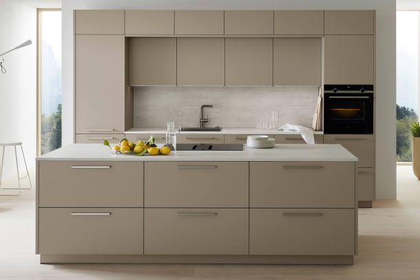 Nolte Velluto Lava Matt moderne eiland keuken