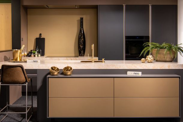 Nolte Neo keuken met kookeiland design modern industrieel