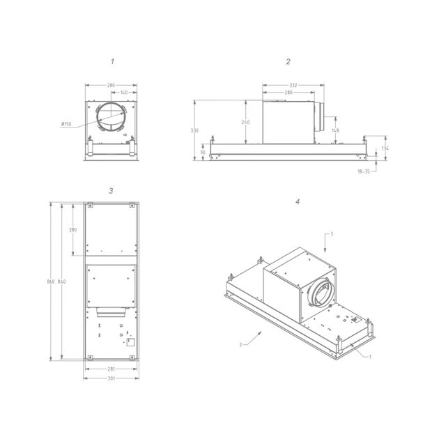 Katyouページ Novy 820 inbouwunit afzuigkap kopen? | Budgetplan