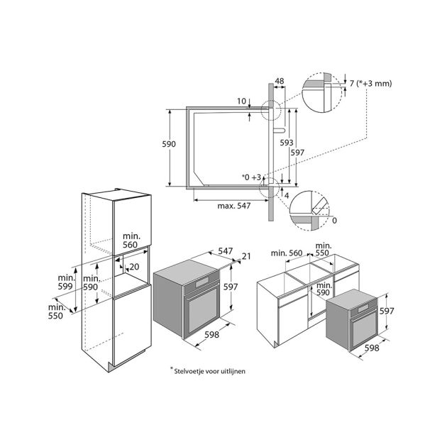 ZX6685M Atag inbouw oven | Budgetplan