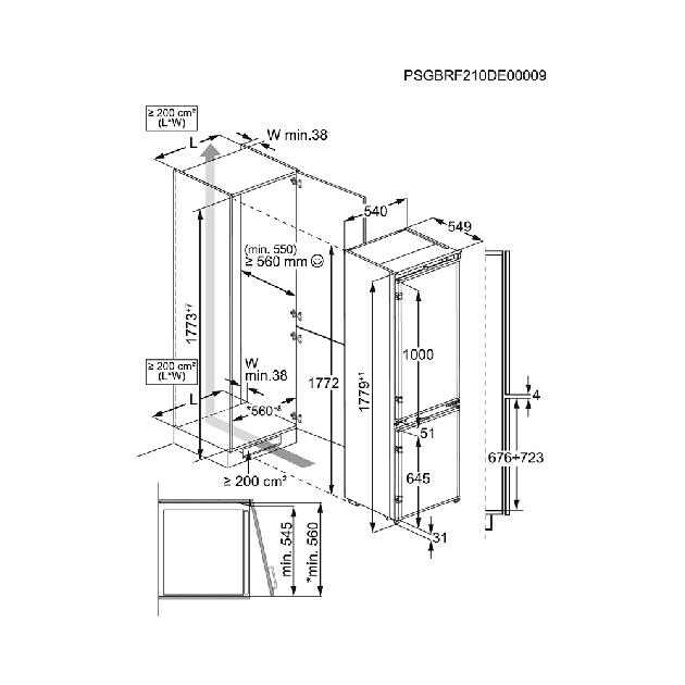 NSC6N18ZES AEG inbouw koelvriescombinatie | Budgetplan