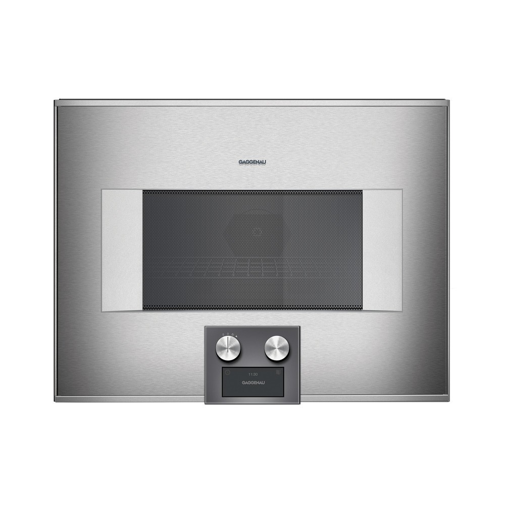 Gaggenau BM454110 inbouw combimagnetron 45 cm hoog restant model rechtsdraaiend