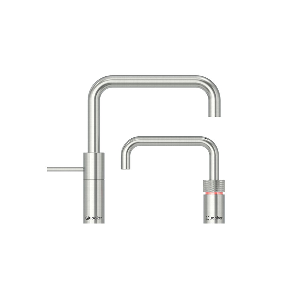 Quooker COMBI+ Twintaps Nordic Square RVS afbeelding