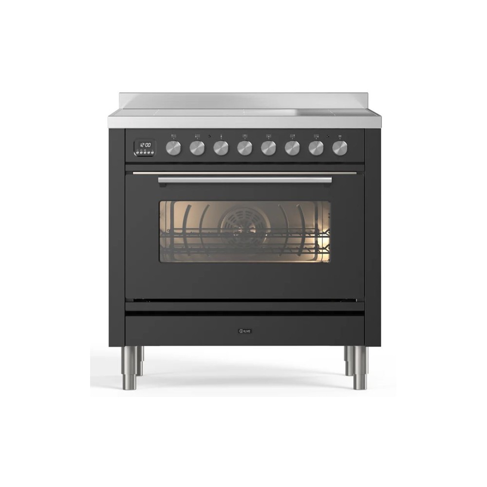 ILVE PI096WE3/MG Zwart mat