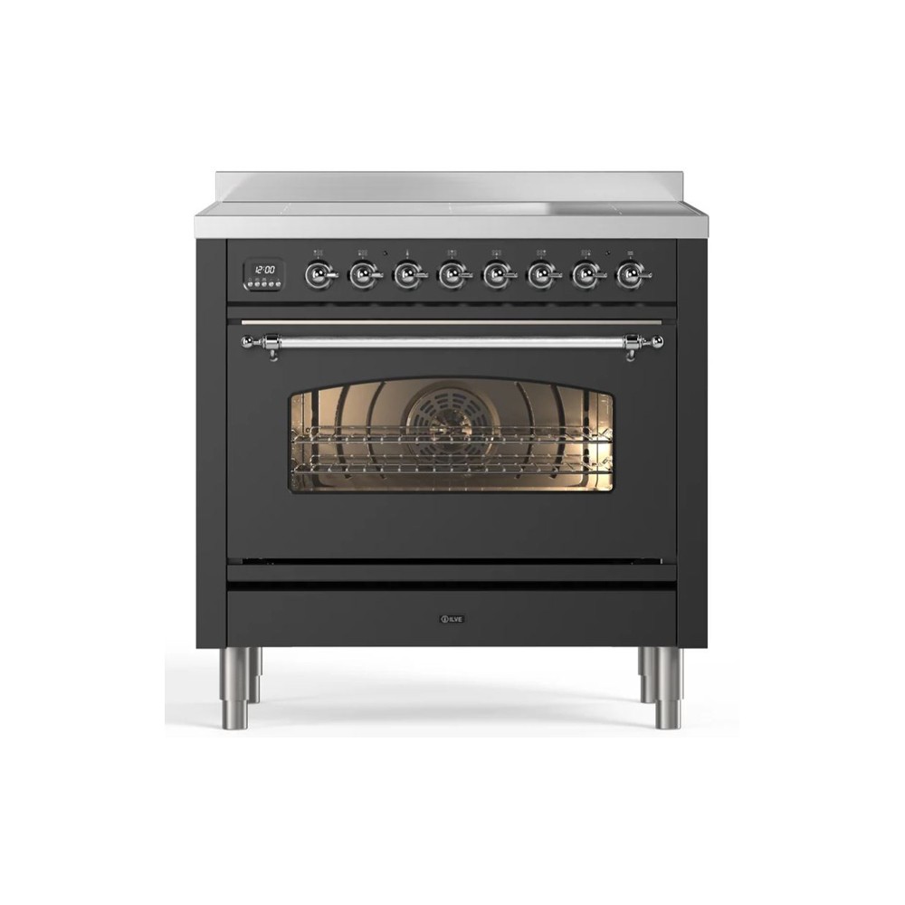 ILVE PI096NE3/MGC Zwart mat