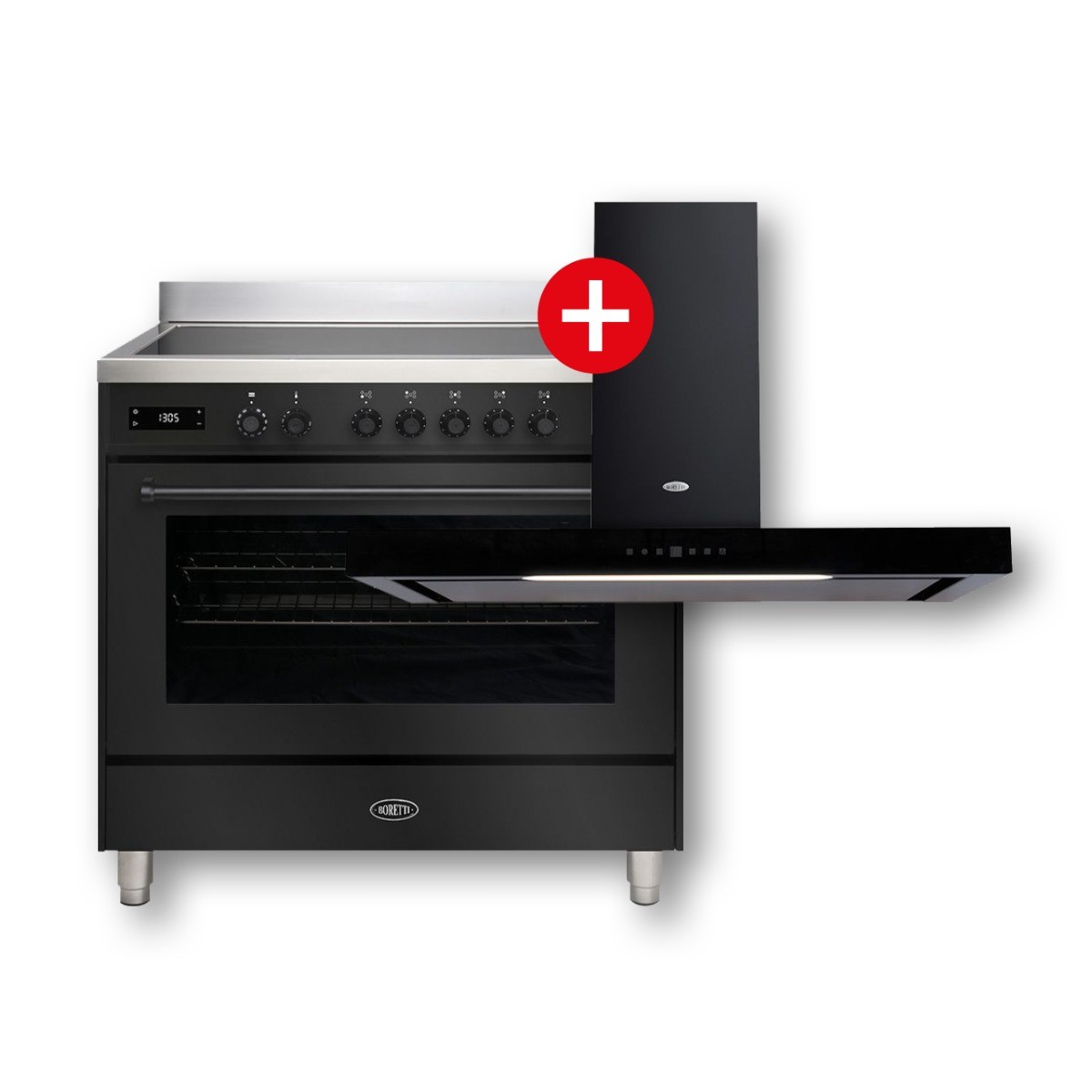 Boretti setaanbieding MLI95XZW + PARETEP90ZW + GRATIS SOLIDOCAS26