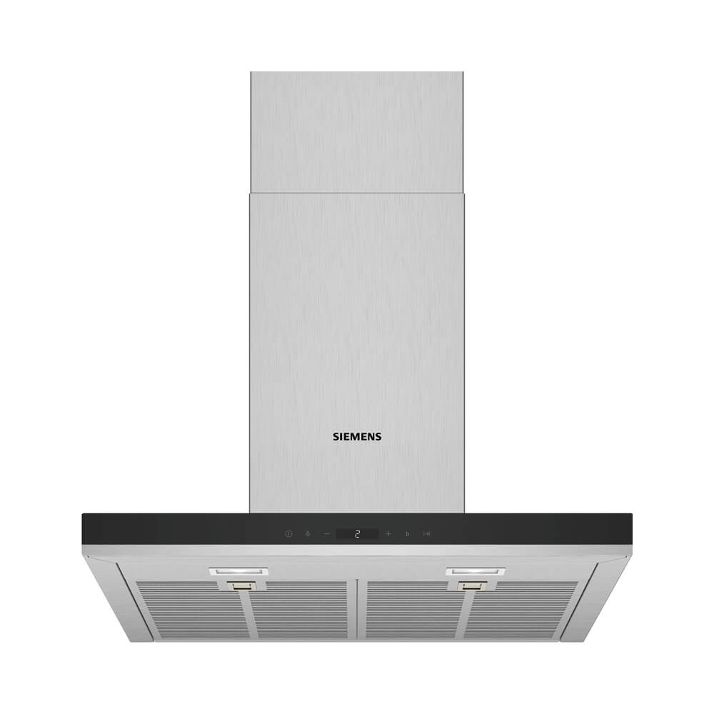 Siemens LC67BIP50 wandafzuigkap met automatische naloopstand en 657 m³/u vermogen afbeelding