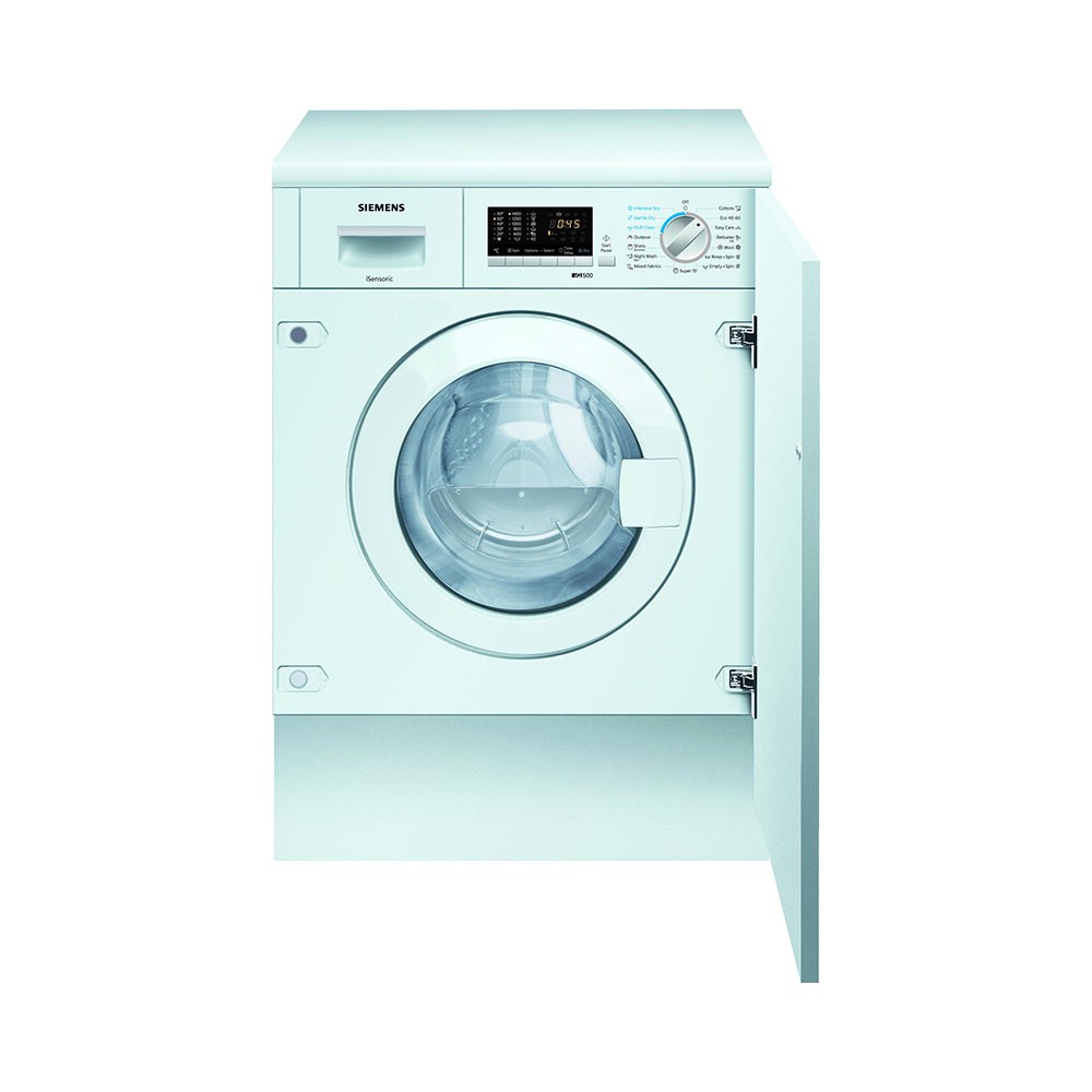 Siemens WK14D542EU volledig integreerbare was-/droogmachine Wit