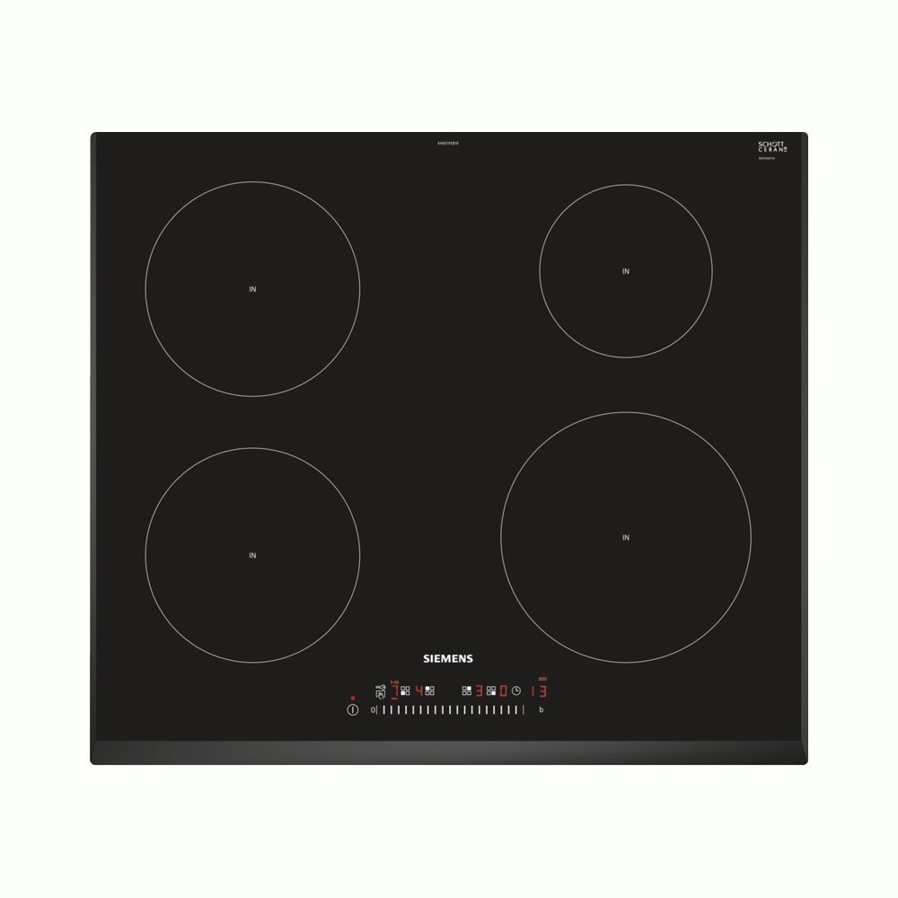 Siemens EH651FEB1E inbouw inductiekookplaat met timer Zwart