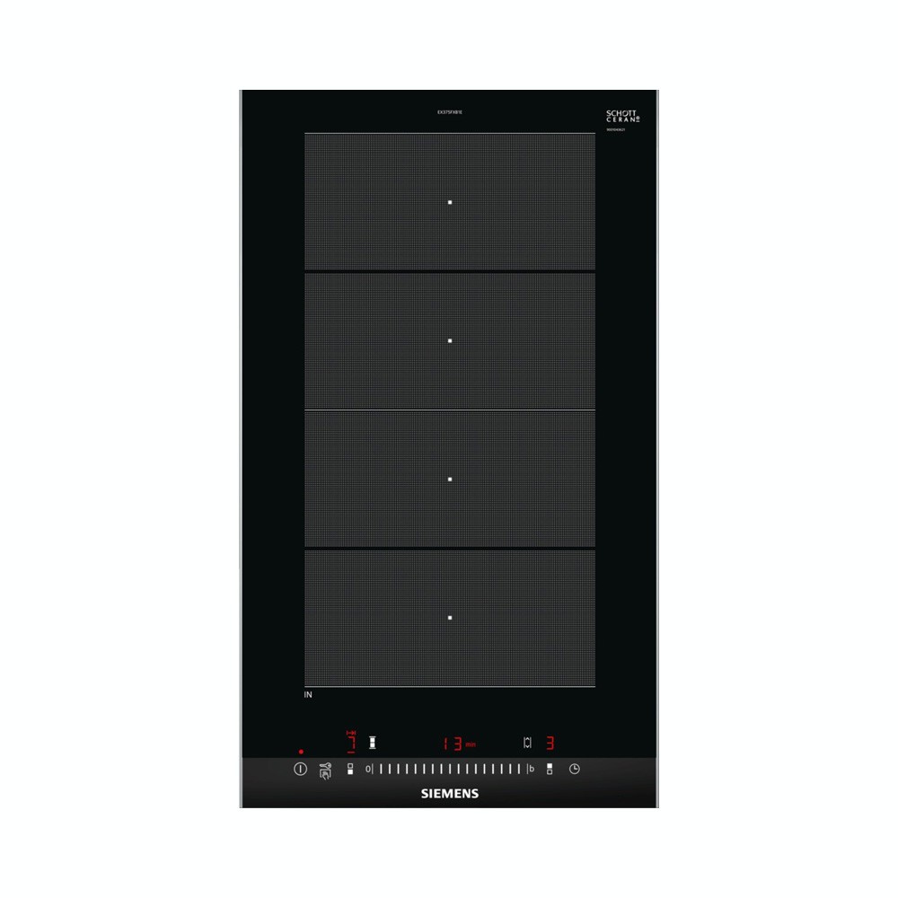 Siemens EX375FXB1E RVS-zwart Keramische Kookplaat