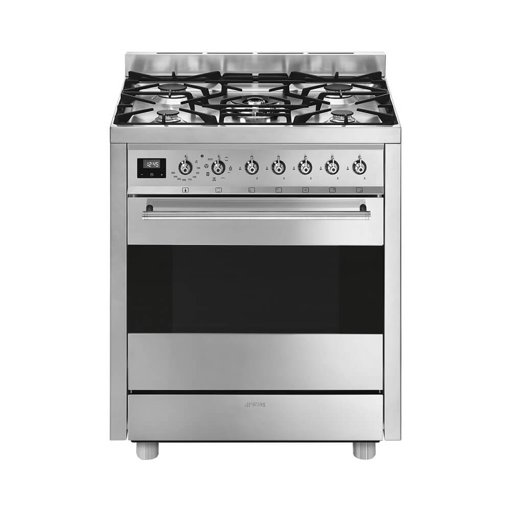 Smeg C7GMXNLK9 gasfornuis met vapor clean en mantelkoeling afbeelding