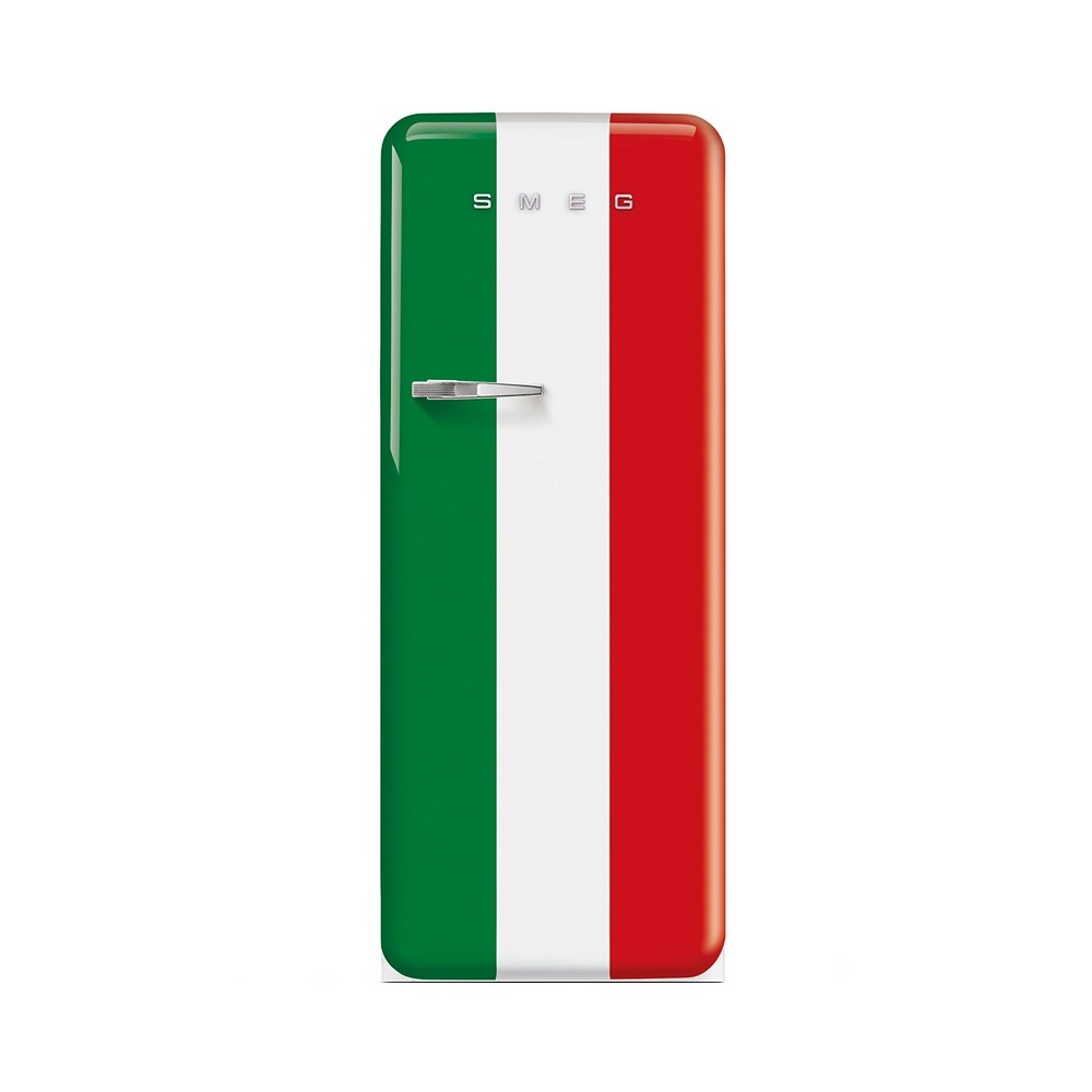Smeg FAB28RDIT5 italiaanse vlag Koelkast met vriesvak