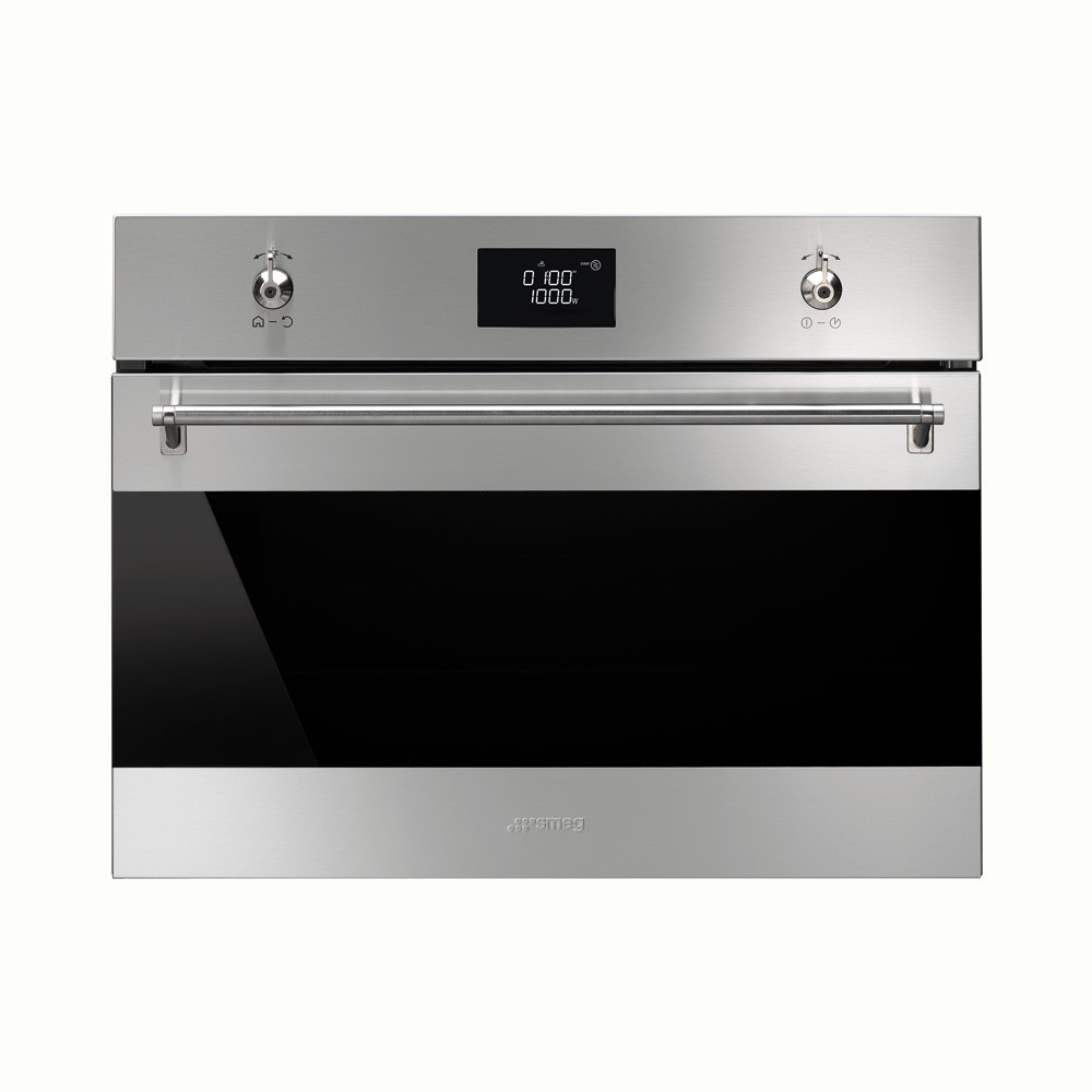 Smeg SF4390MCX compacte bakoven met magnetron