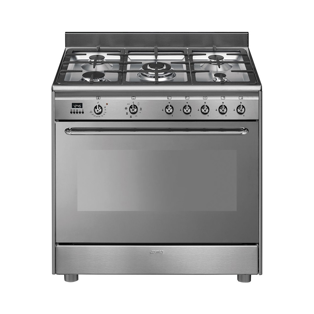 Smeg SNLK90MFX9 gasfornuis RVS Roestvrijstaal