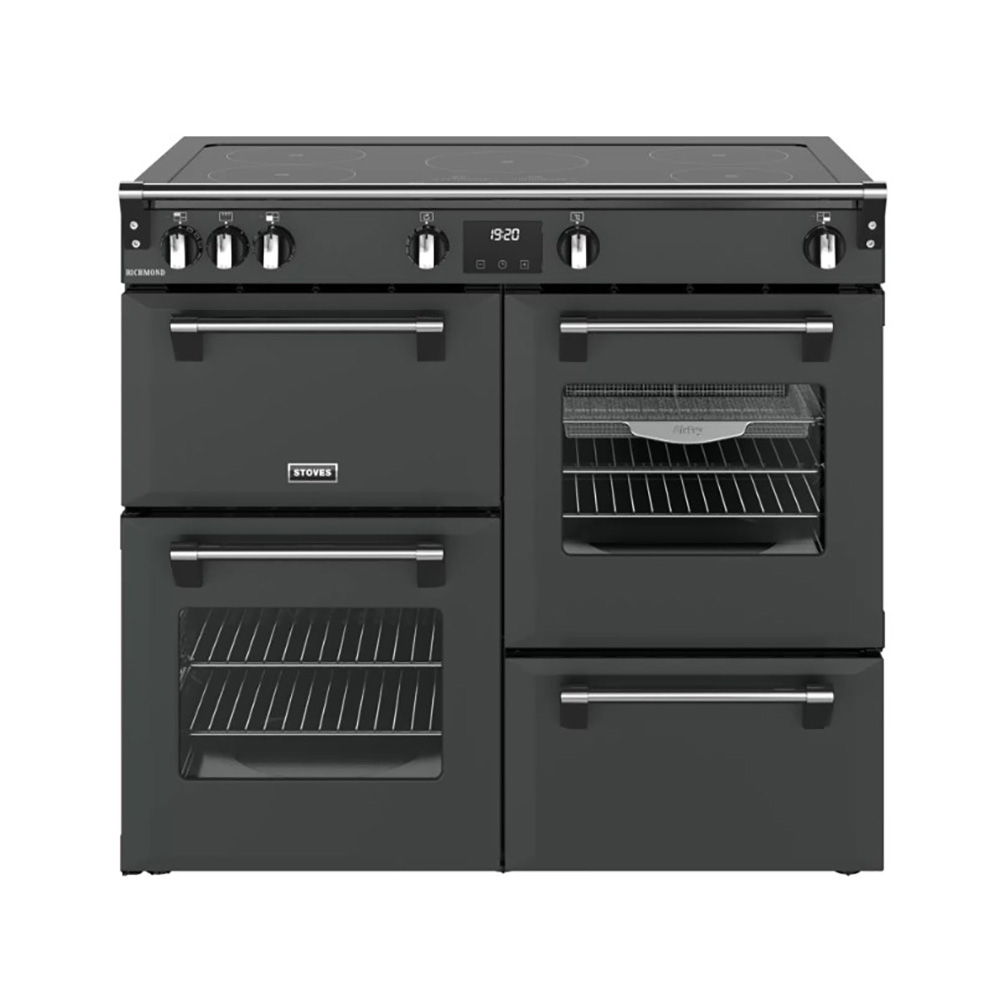 Stoves Richmond 100 Ei, Antraciet afbeelding