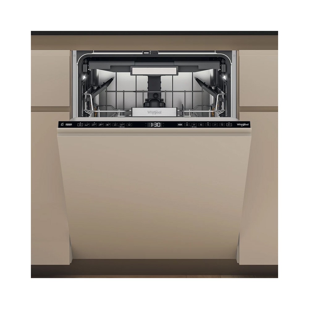 Whirlpool W7I HF60 TU Vaatwasser Zwart