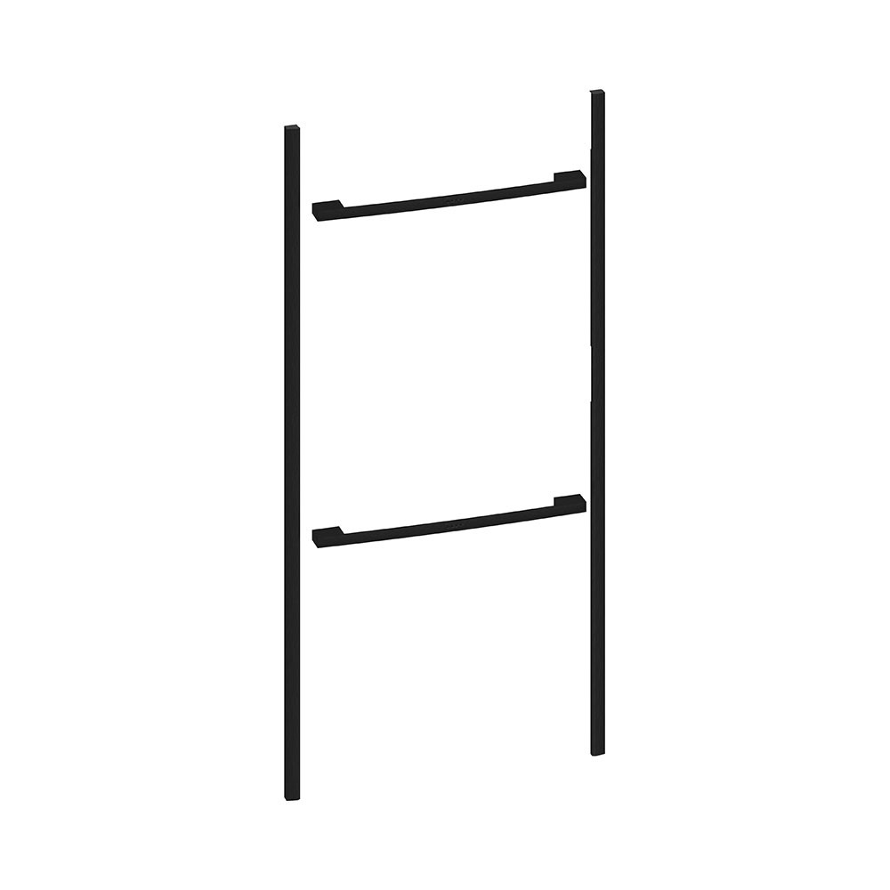 Neff Z912ADY0 RESTANT Flex Design zijlijsten en grepen Deep Black voor warmhoudlade 14 cm + bakoven 60 cm + Compacte bakoven 45 cm afbeelding