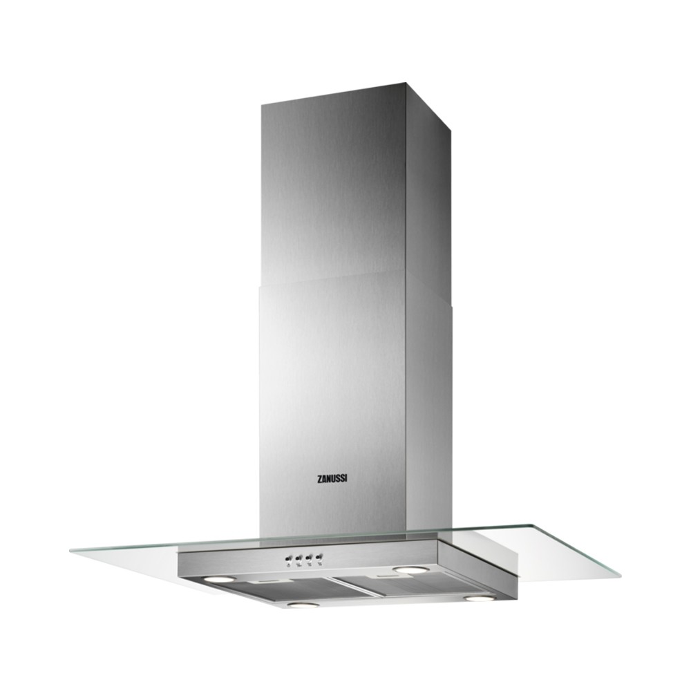 Zanussi ZHS92650XA eiland afzuigkap luxe glasdesign met 600 m3-u...