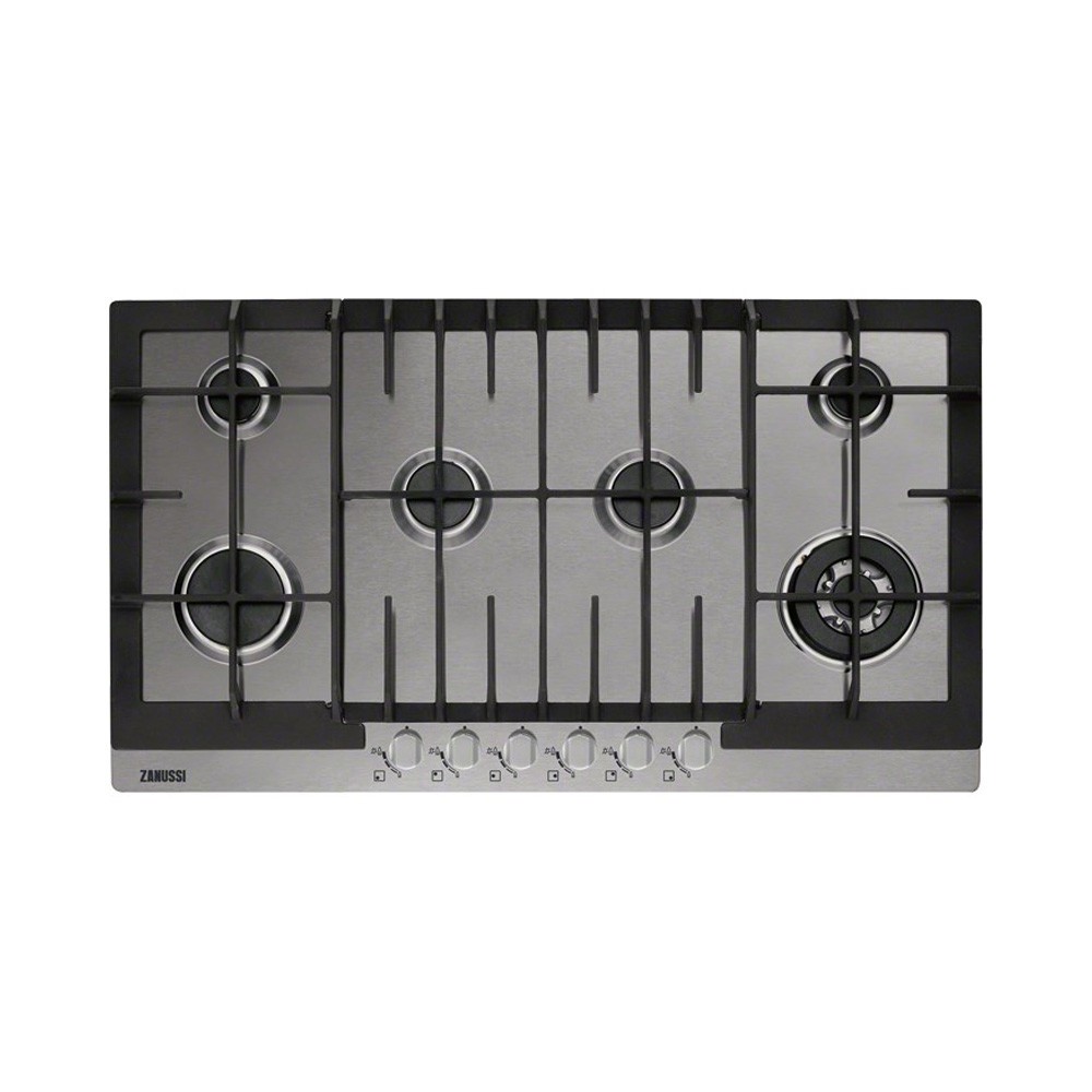 Kookplaten Zanussi ZGG96624XA inbouw gaskookplaat