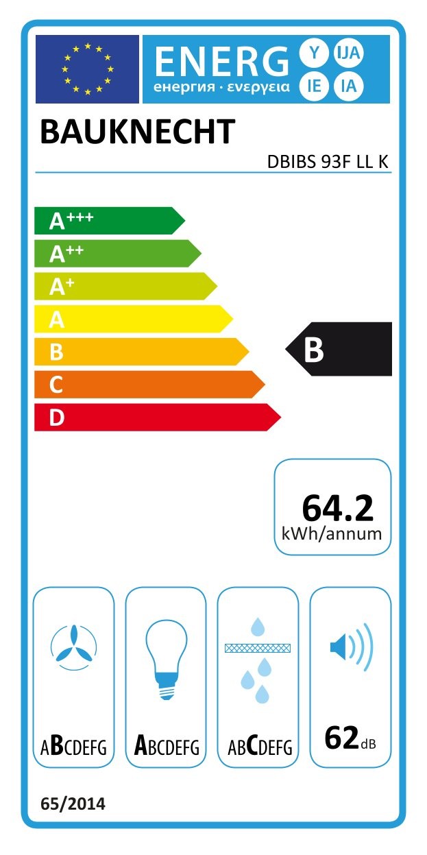 DBIBS 93F LL K Bauknecht | Budgetplan